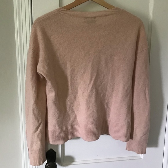 EUC - Cashmere/Wool Button Sleeve Sweater - Picture 5 of 8